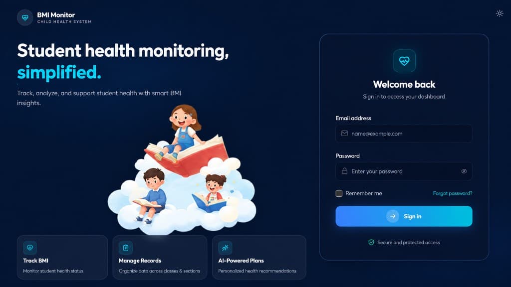 BMI Monitor: Child Health System