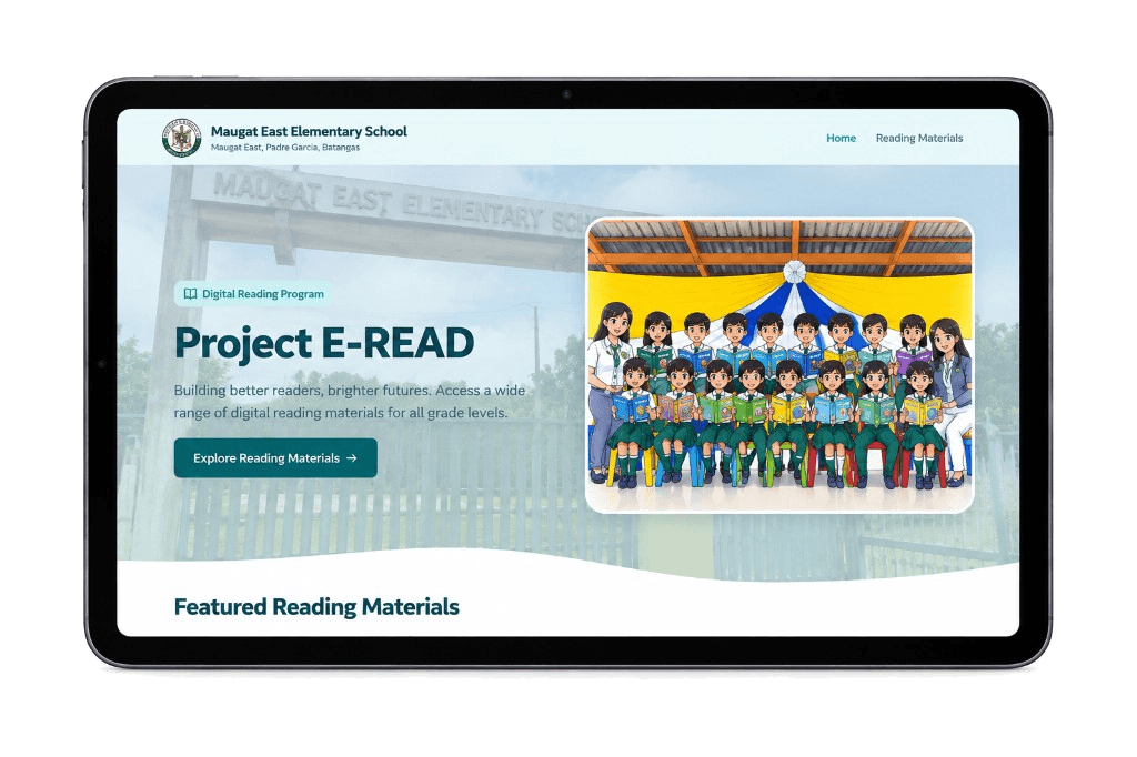 Project E-READ project preview